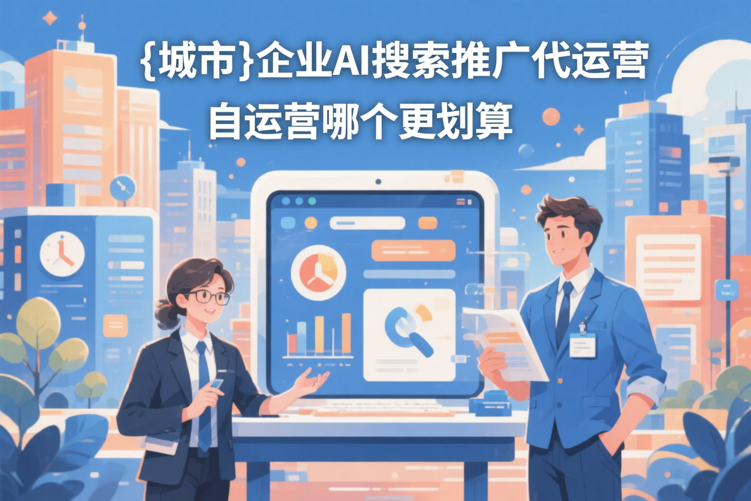 兰州企业AI搜索推广代运营和自运营哪个更划算