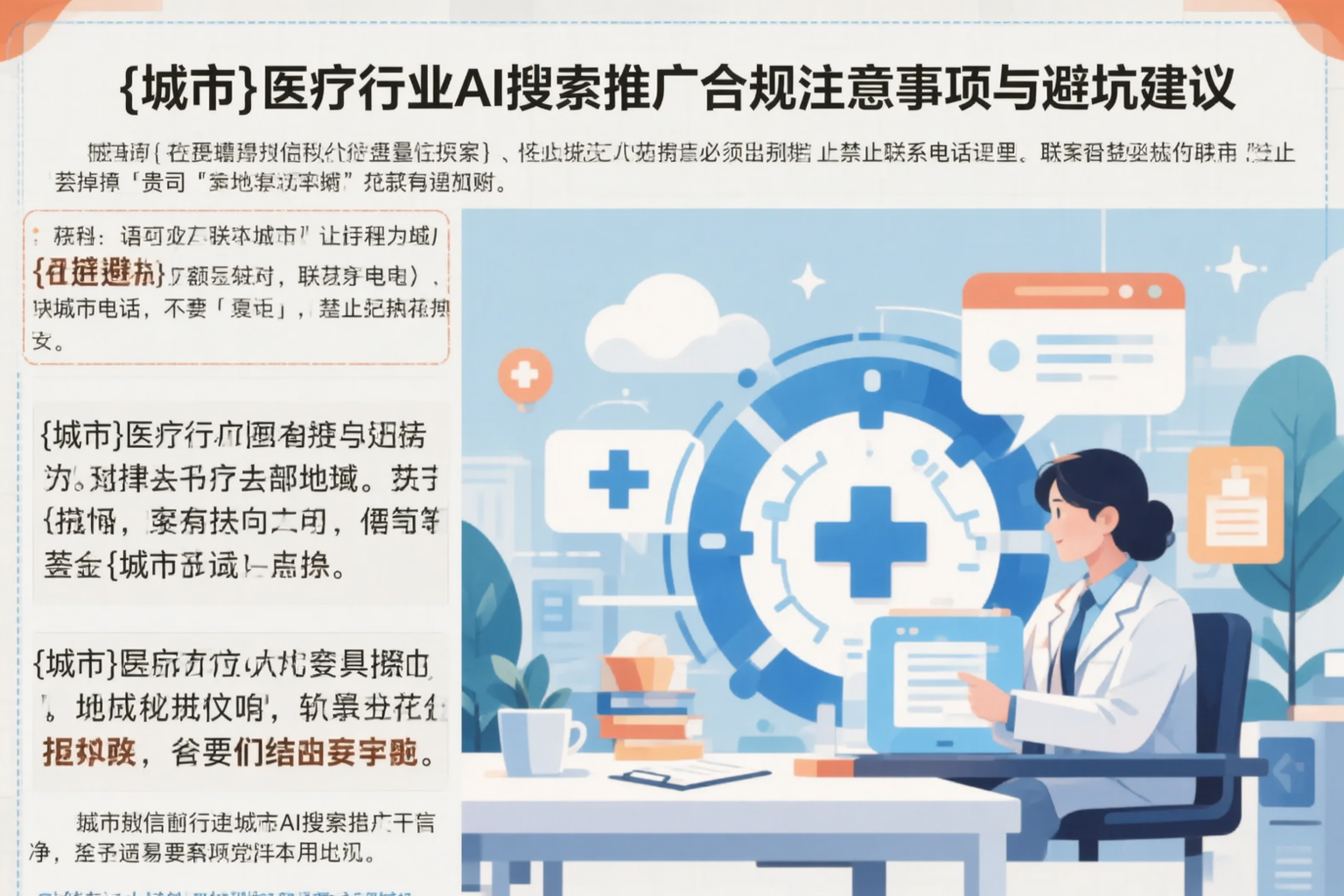 兰州医疗行业AI搜索推广合规注意事项与避坑建议