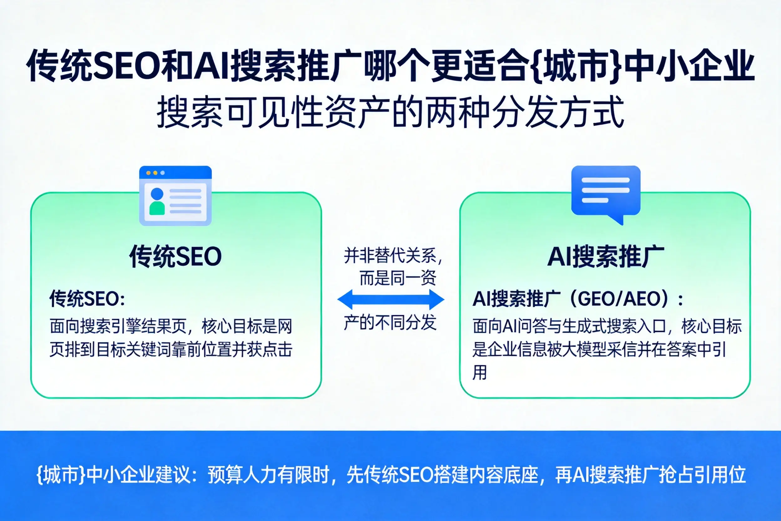 传统SEO和AI搜索推广哪个更适合兰州中小企业