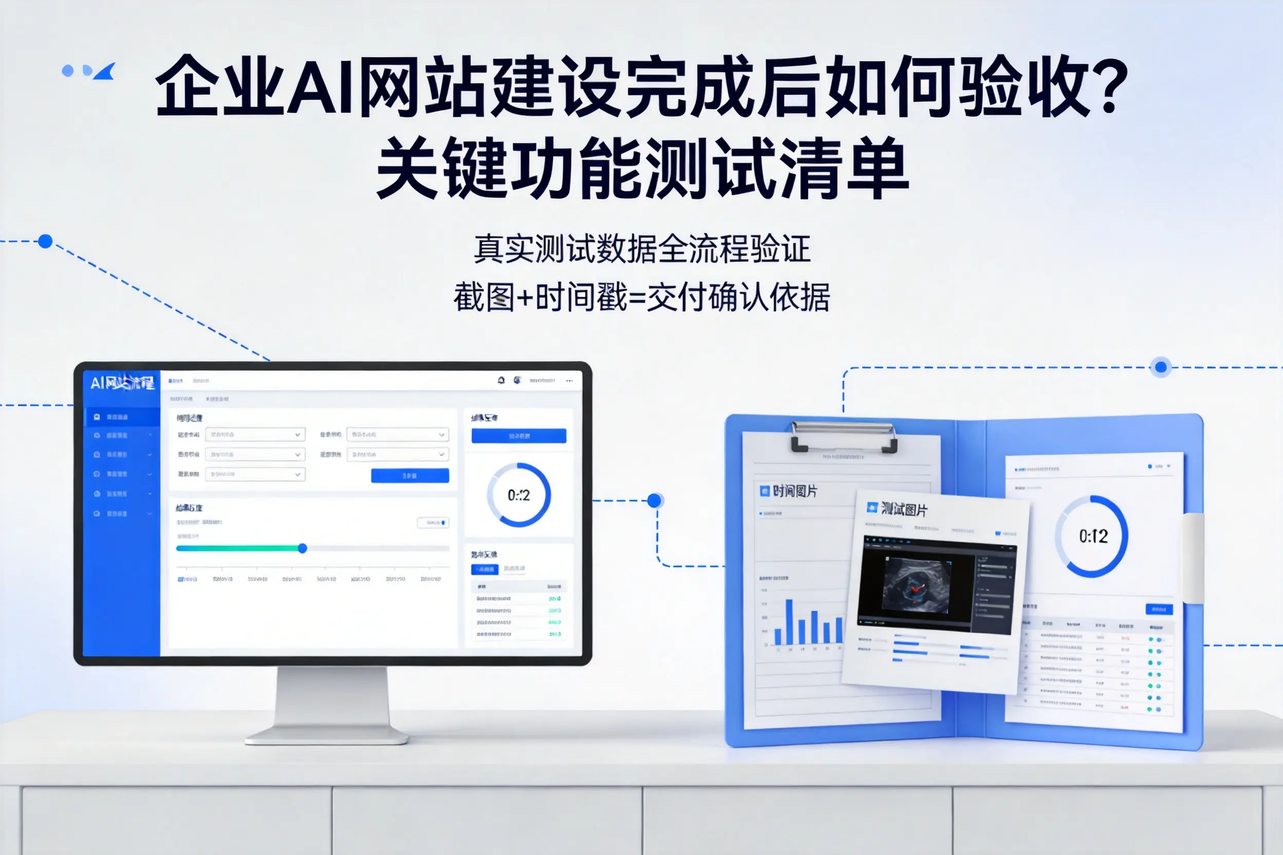 兰州企业AI网站建设完成后如何验收?关键功能测试清单