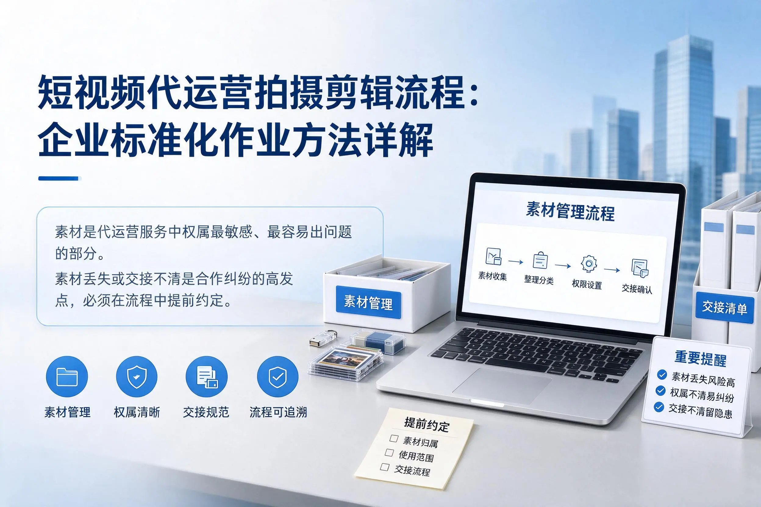 短视频代运营拍摄剪辑流程：兰州企业标准化作业方法详解