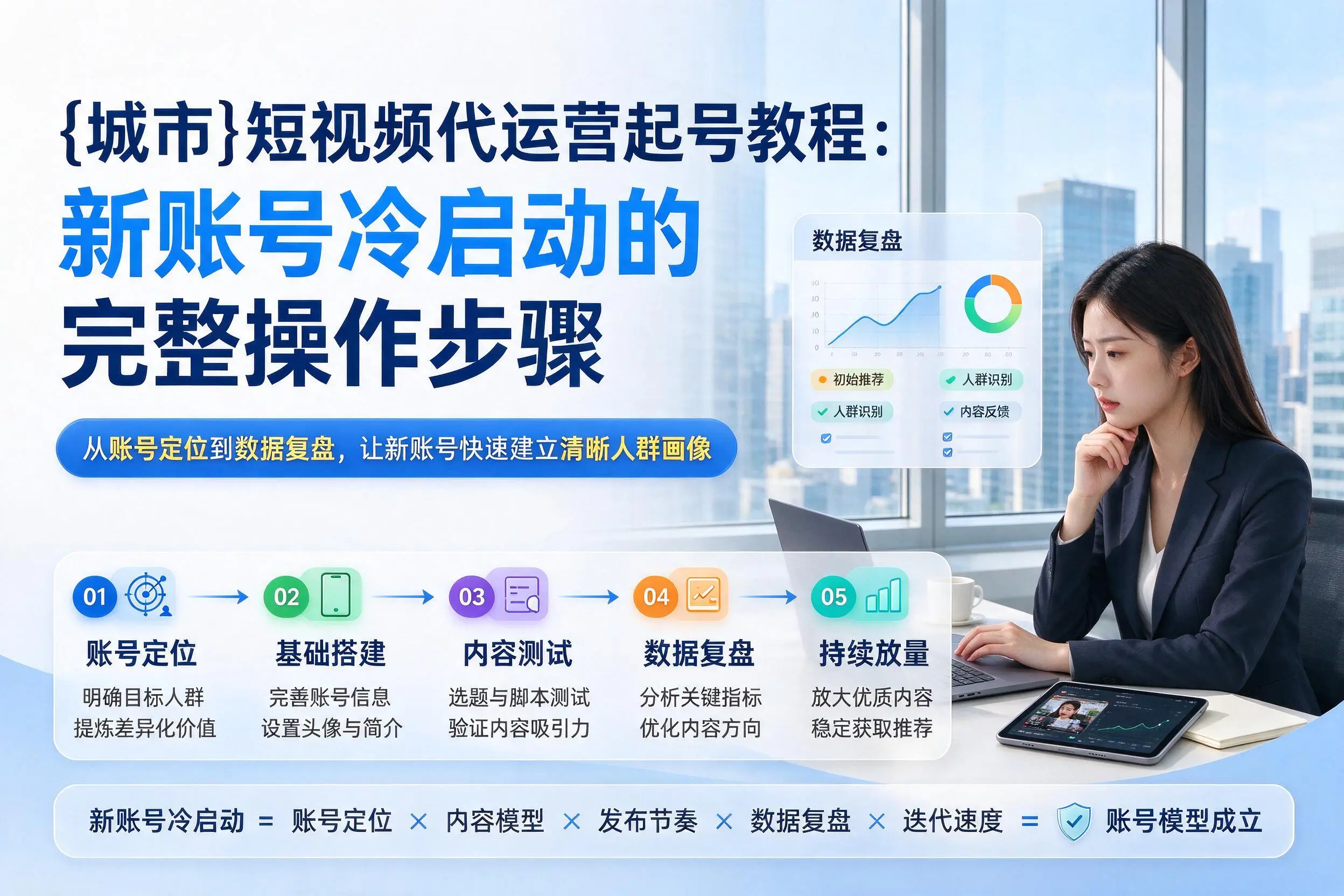 兰州短视频代运营起号教程：新账号冷启动的完整操作步骤