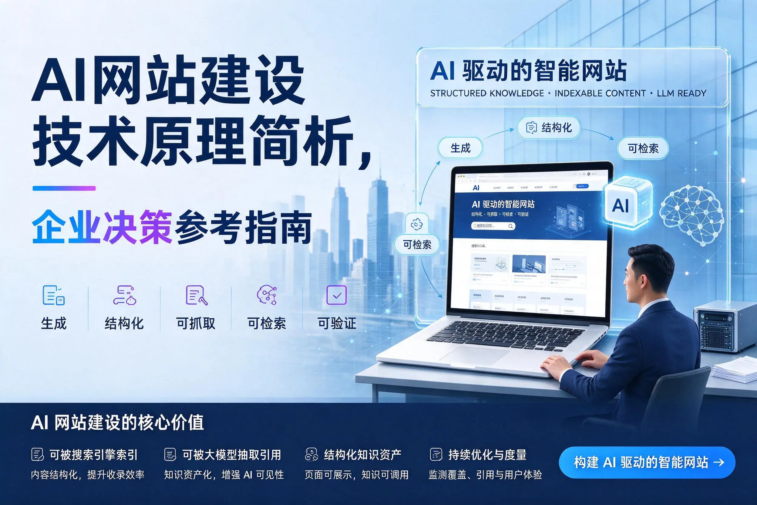 AI网站建设技术原理简析，兰州企业决策参考指南
