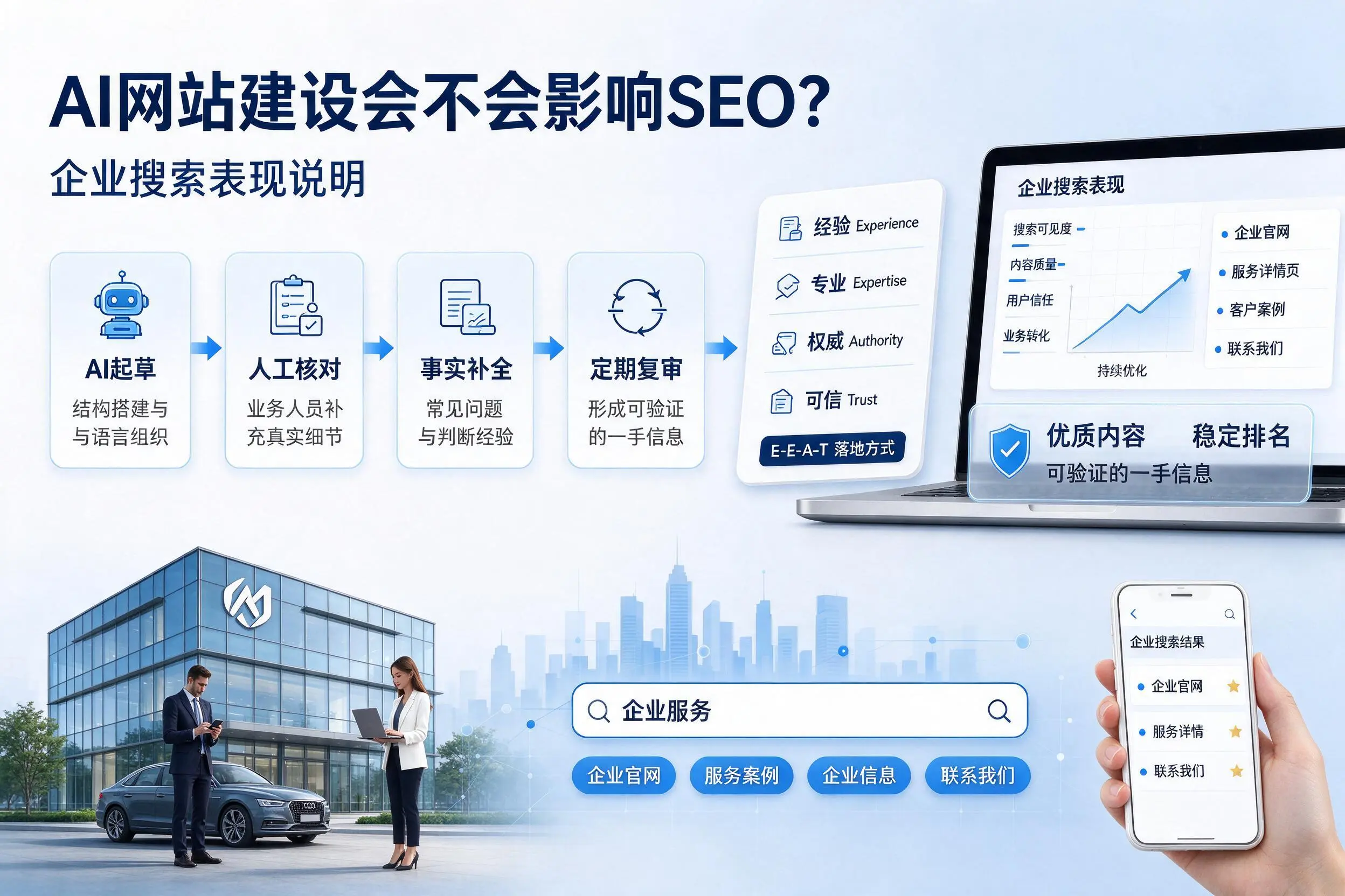 AI网站建设会不会影响SEO？兰州企业搜索表现说明