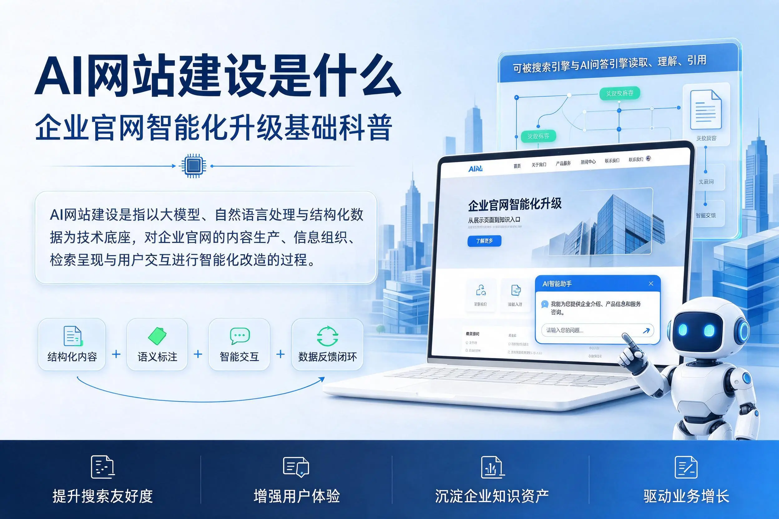 AI网站建设是什么：兰州企业官网智能化升级基础科普