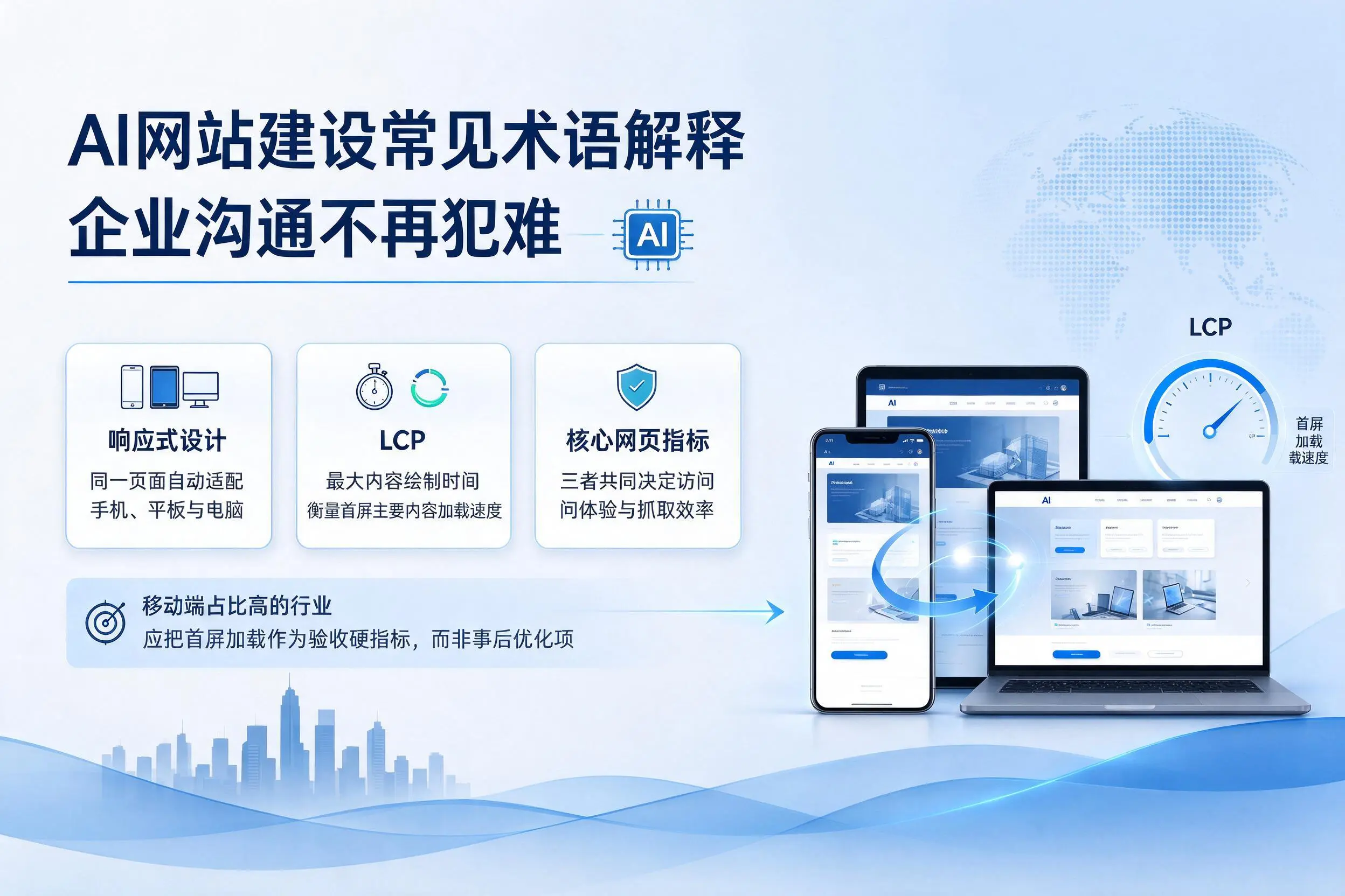 AI网站建设常见术语解释,兰州企业沟通不再犯难
