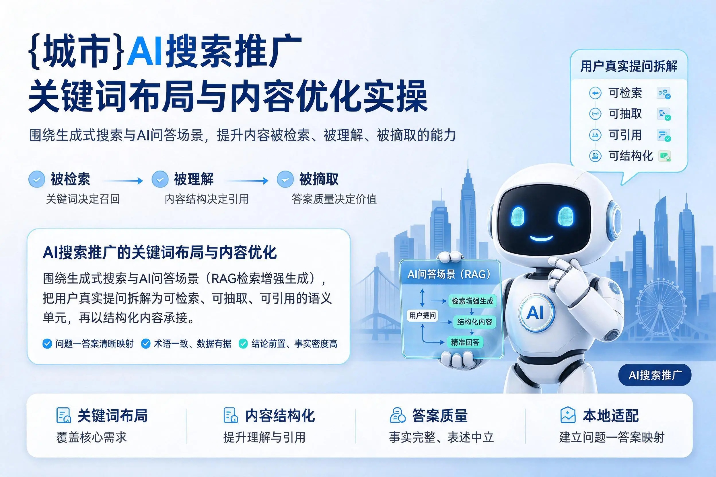 兰州AI搜索推广关键词布局与内容优化实操